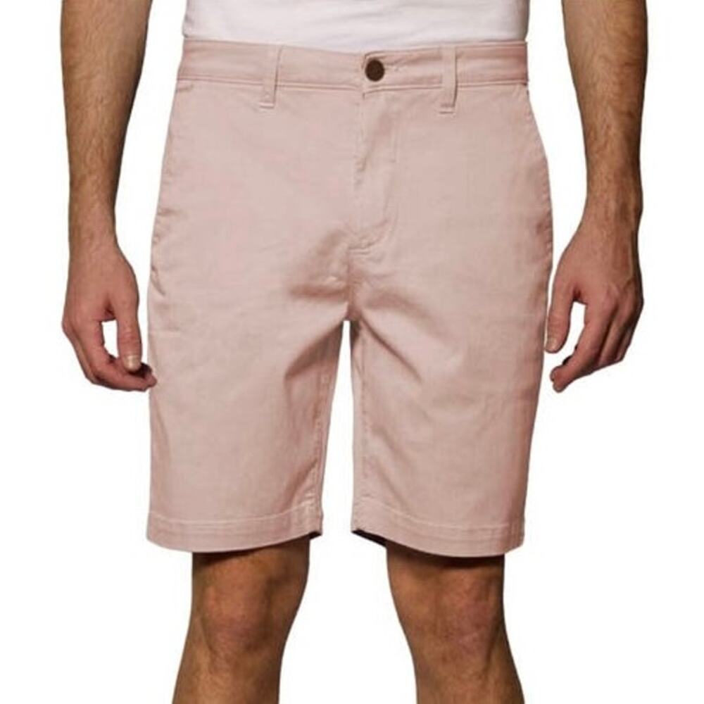 Monfrère Cruise Flat Front Chino Golf Shorts Pastel Pink Sizes 32, 36 NWT